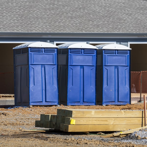 can i customize the exterior of the porta potties with my event logo or branding in Hume New York